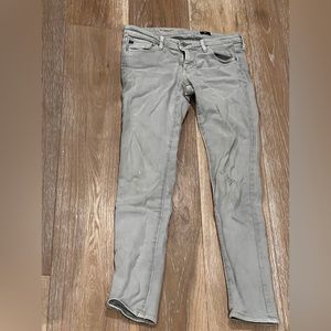 AG Adriano Goldschmied: the legging ankle super skinny ankle in Grey